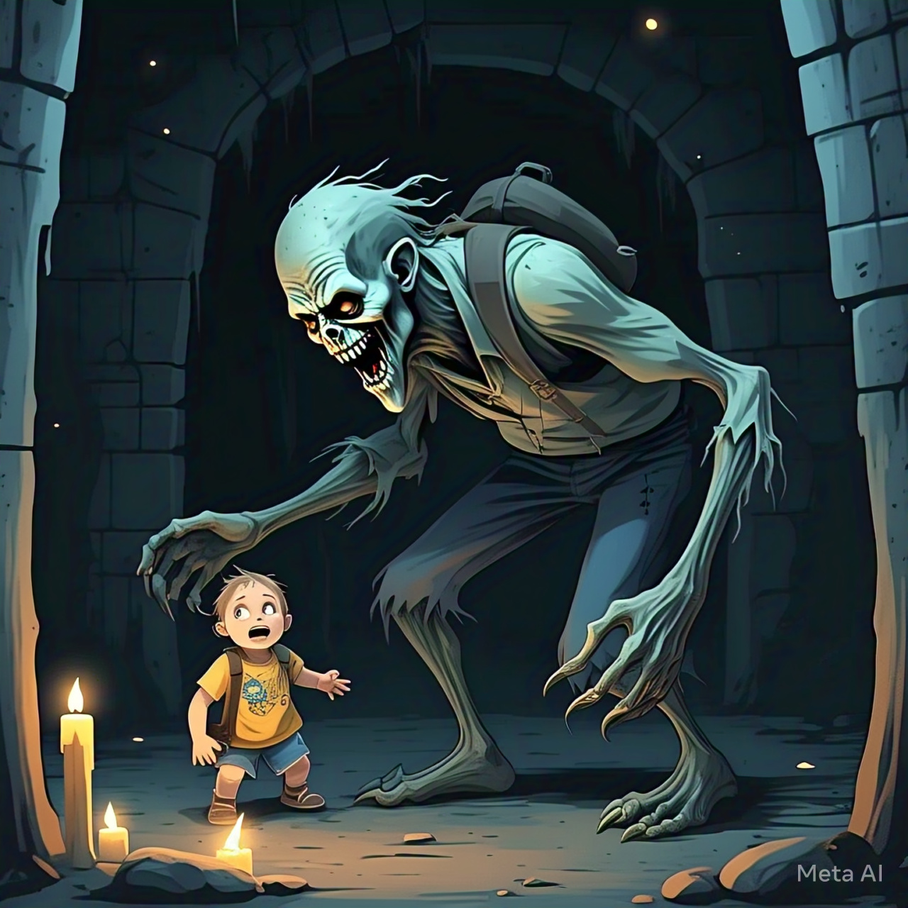 الغولة والمغامر الصغير